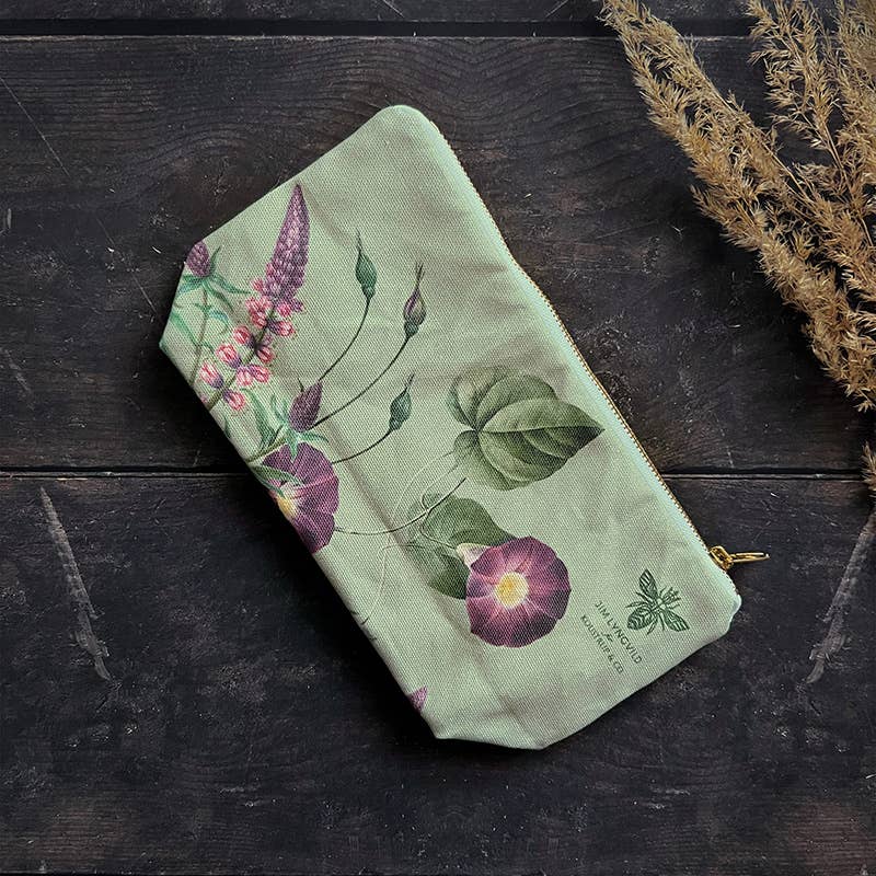 Trousse de toilette Blossom Garden avec fond 100 % coton biologique