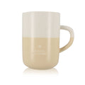 Mug à message 'no rains no flowers' 580ml en grès bicolore