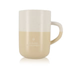 Mug à message 'no rains no flowers' 580ml en grès bicolore