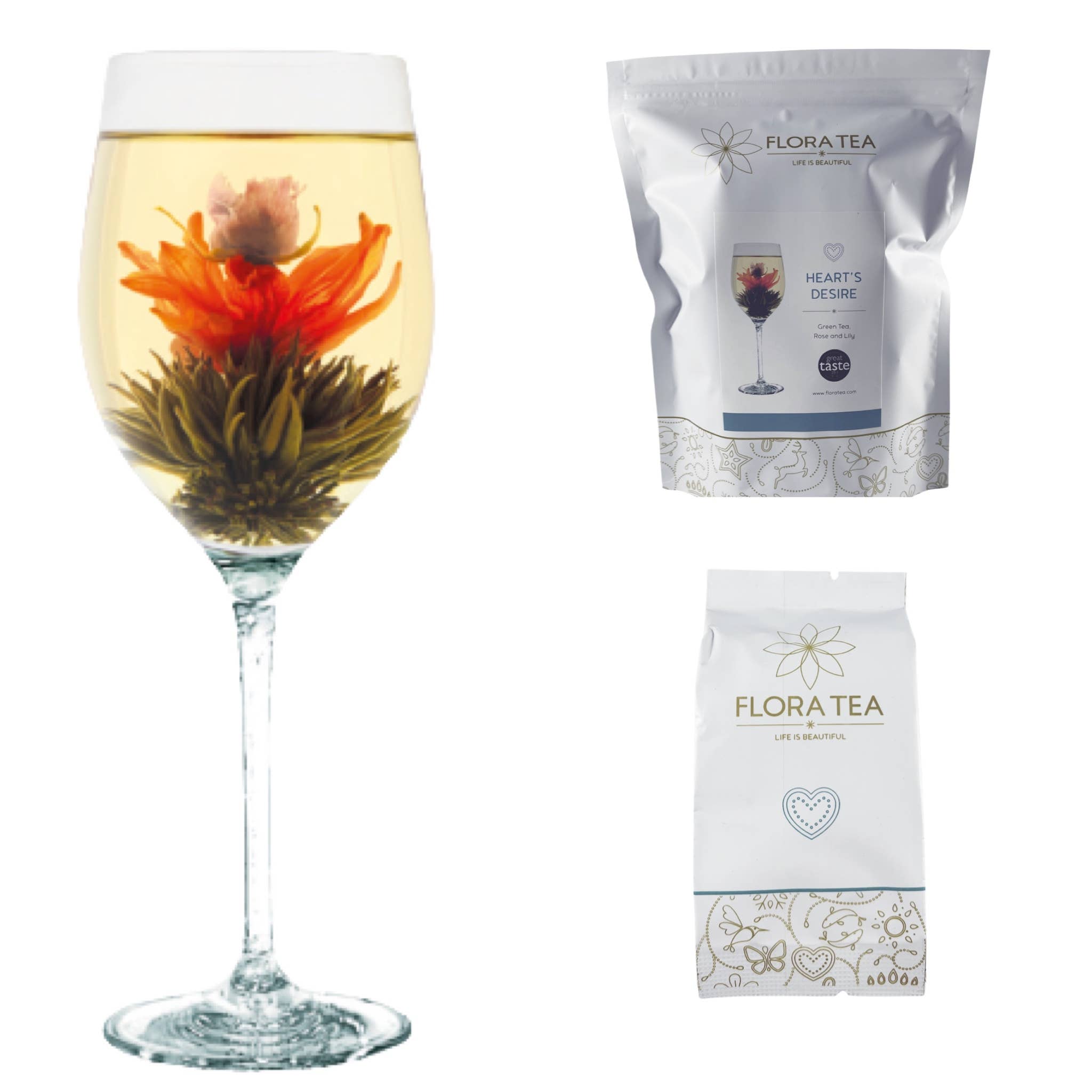 flora tea flower Le désir du cœur