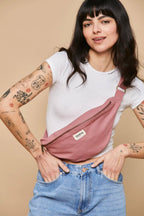 Sac banane Sasha: Denim gris