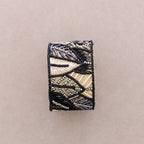 Bracelet ajustable, paillettes, feuilles: Fuchsia