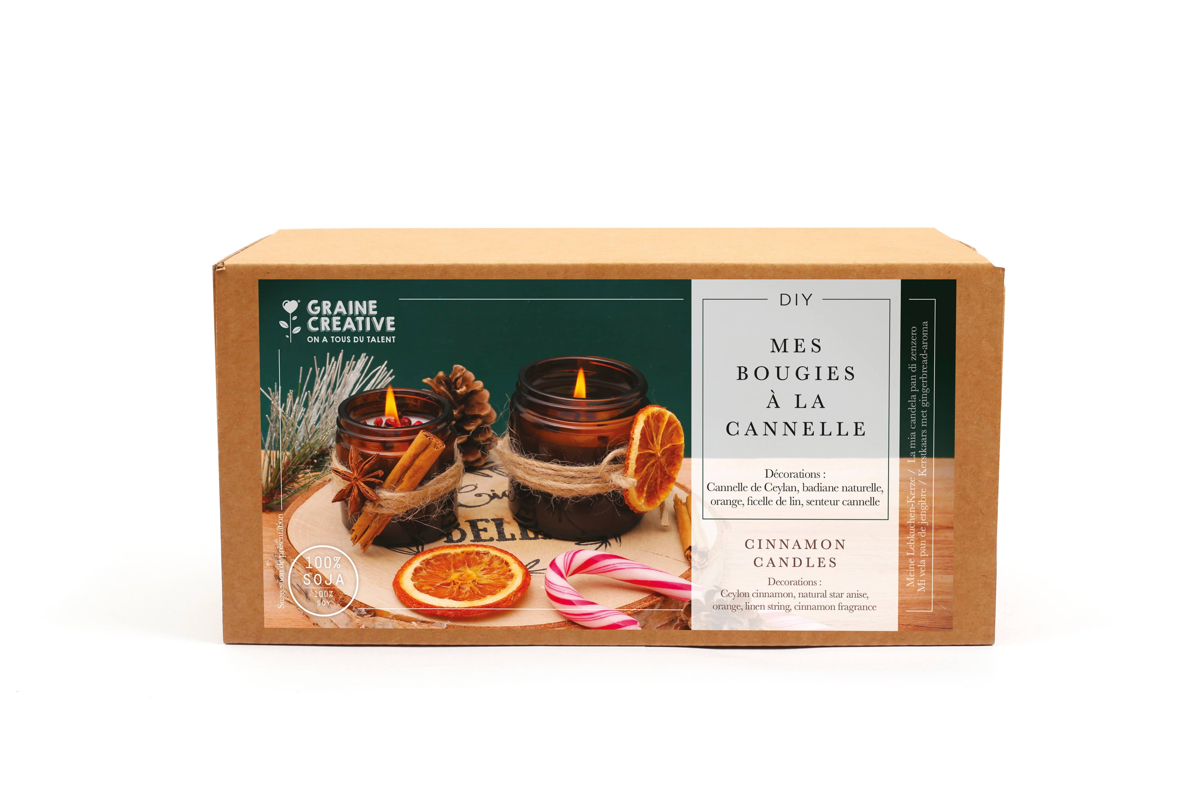 KIT BOUGIES A LA CANNELLE