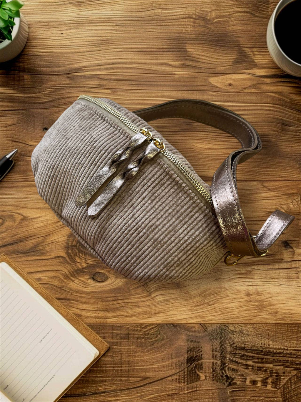 Sac ROSA VELOURS - 4135: Marine