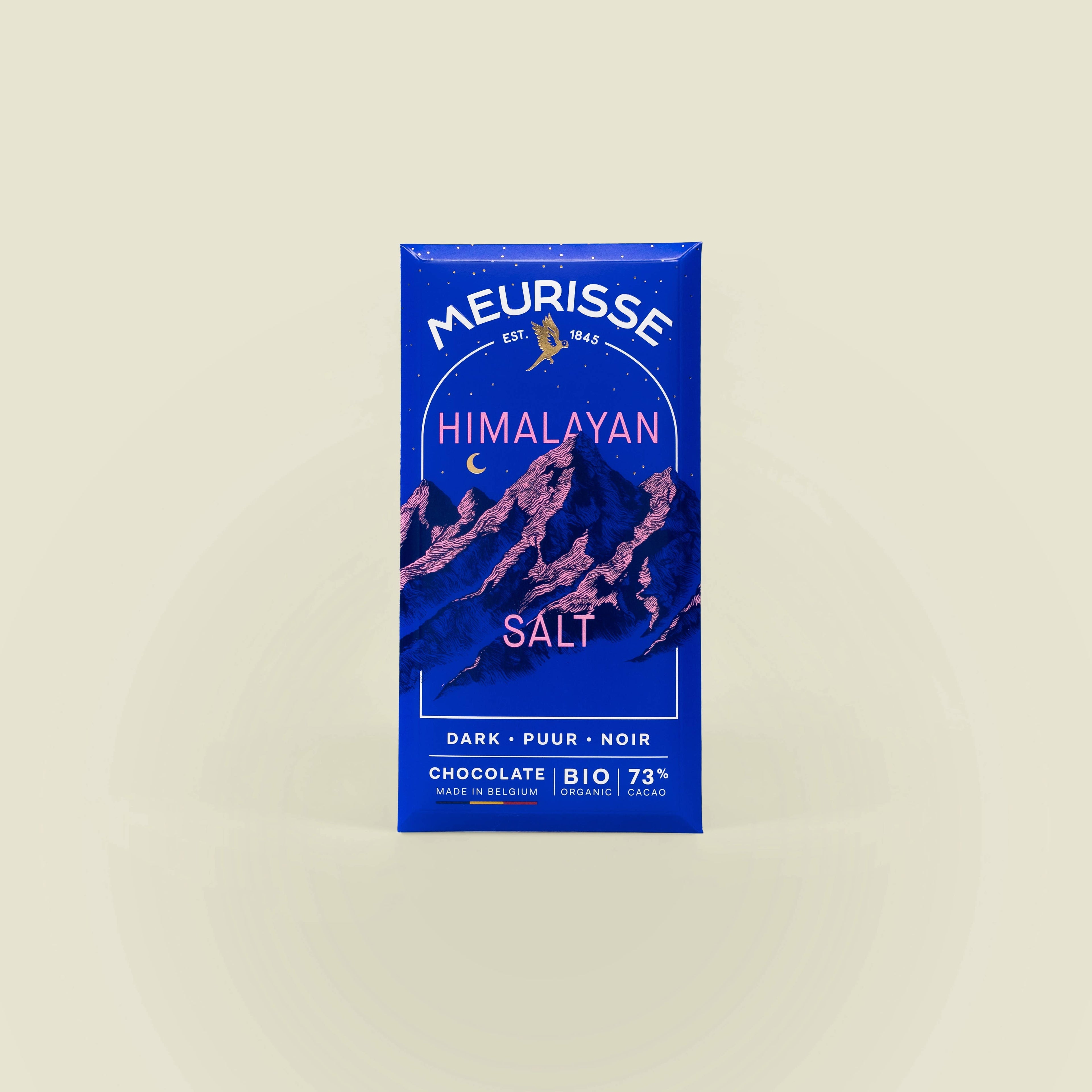 Chocolat noir biologique au sel de l'Himalaya (100g)