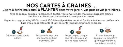 Gt12 — carte à planter papier ensemencé