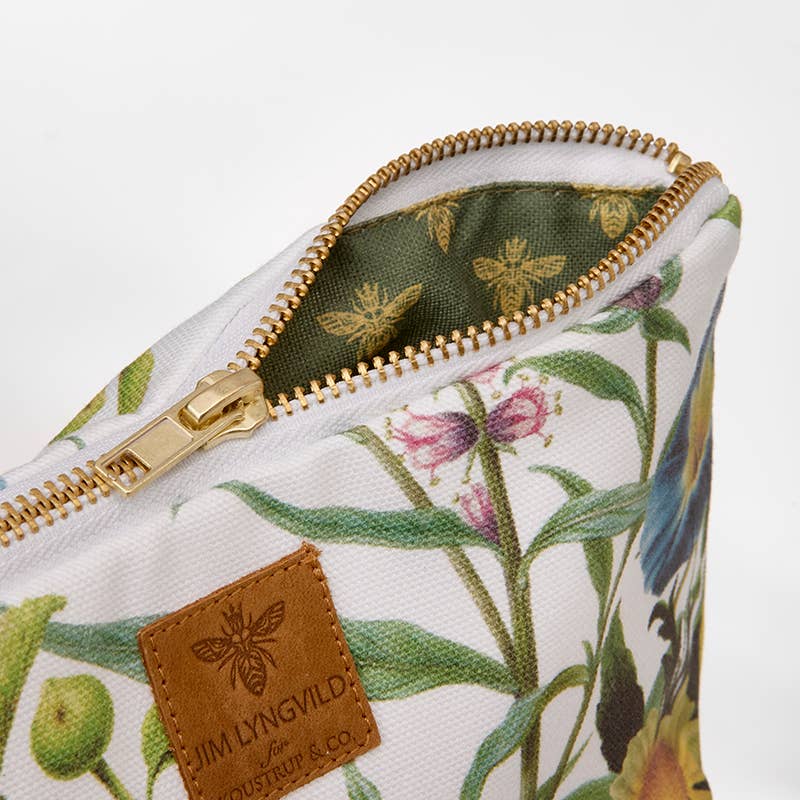 Trousse de toilette Jardin de fleurs - 100 % coton biologique