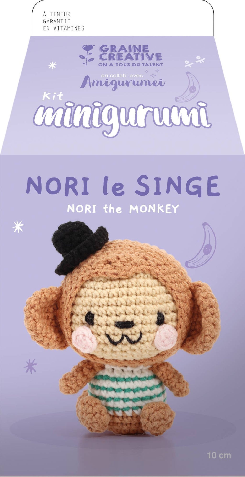 KIT MINIGURUMI SINGE NORI 100MM