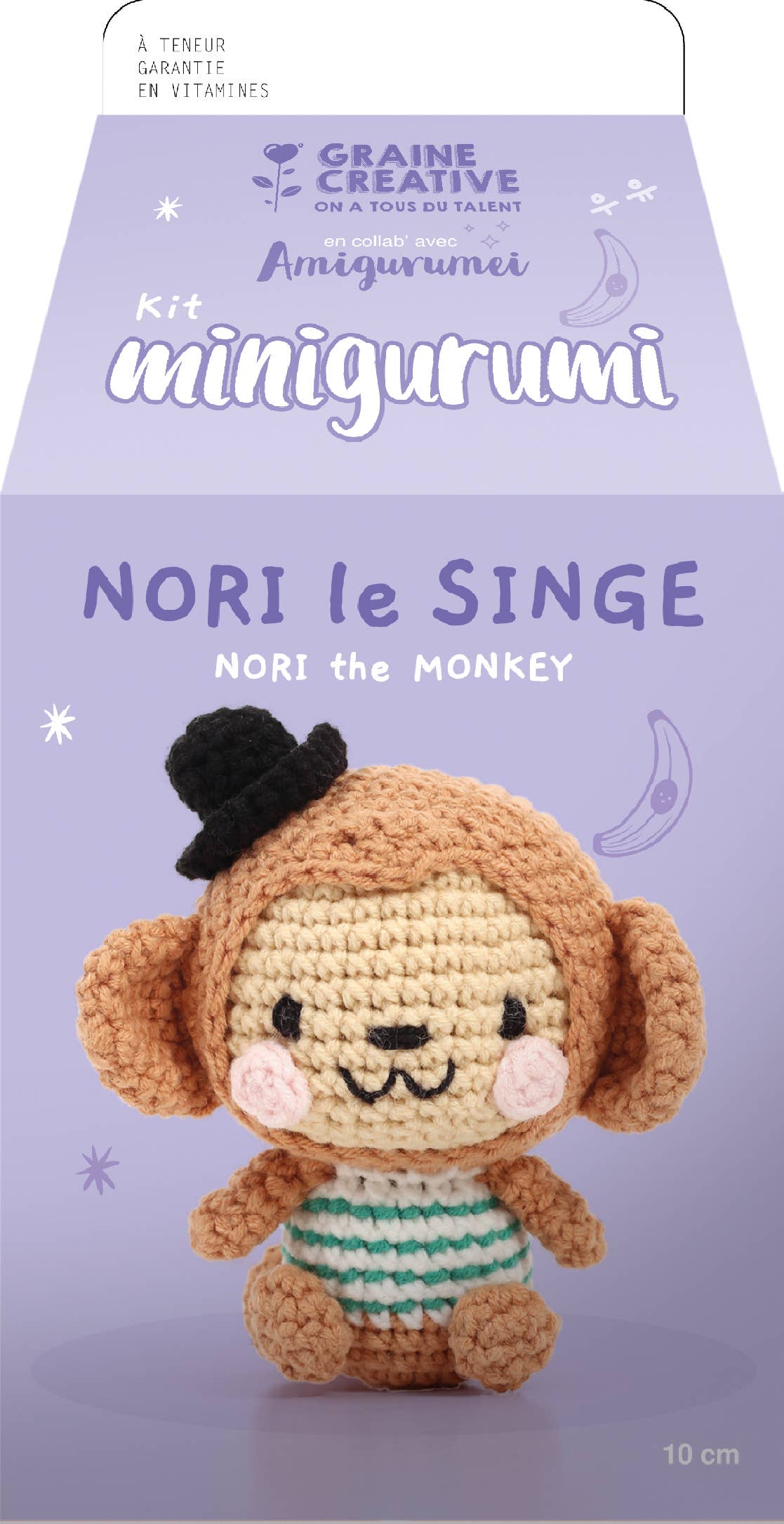 KIT MINIGURUMI SINGE NORI 100MM