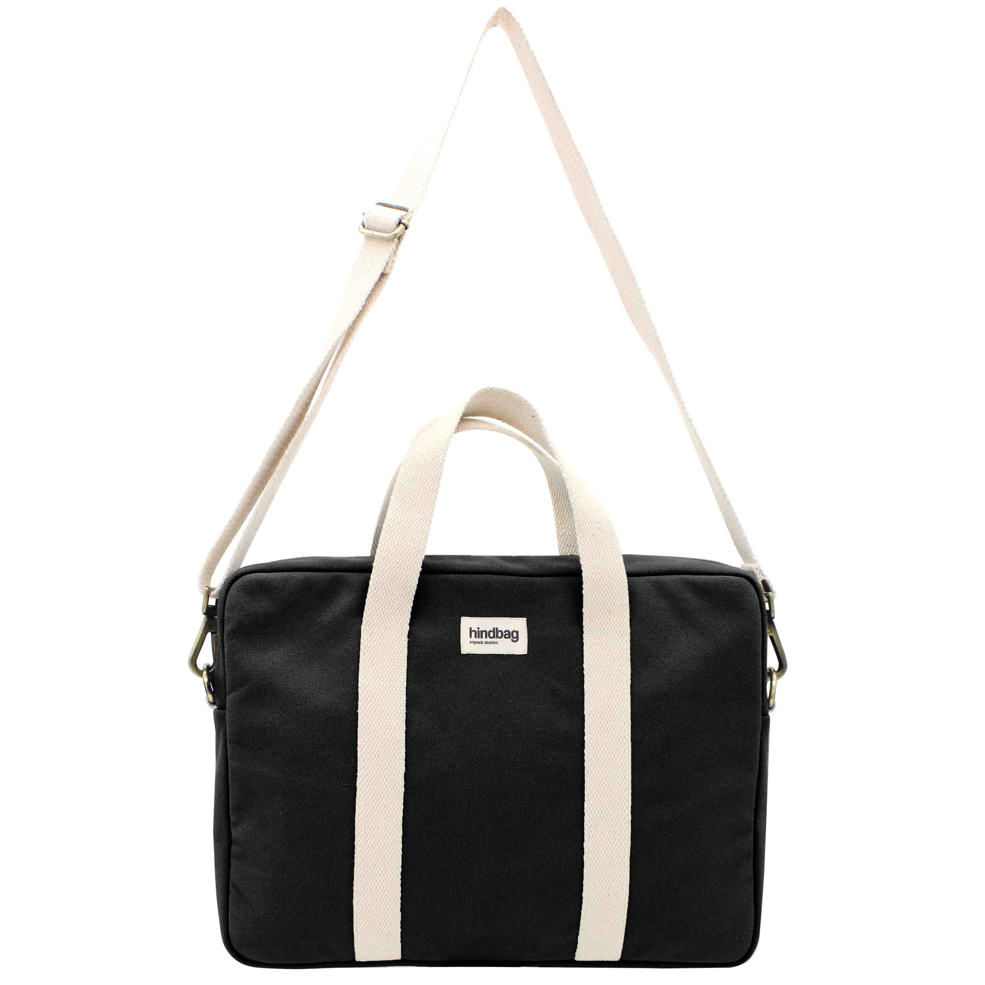 Sac ordinateur Pierre: Noir
