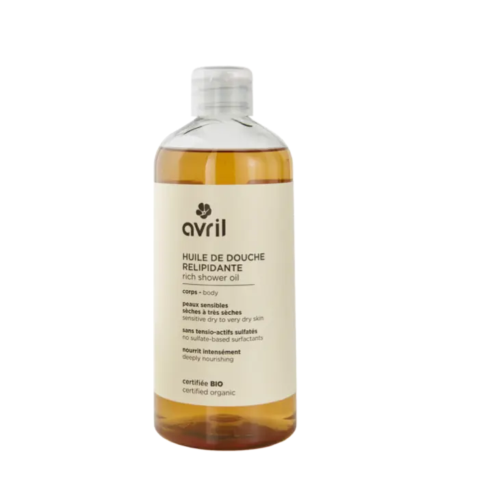 Huile de douche relipidante 500 ml - Certifié bio