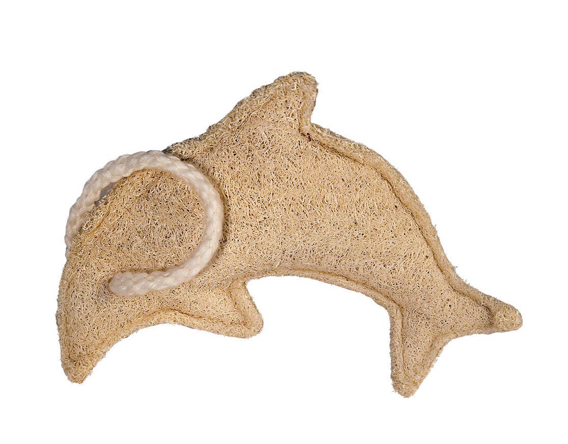 Éponge luffa cadeau plaisir de bain cœur/canard animal éco spa: Canard