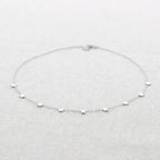 Collier en acier à neuf petites étoiles: Or