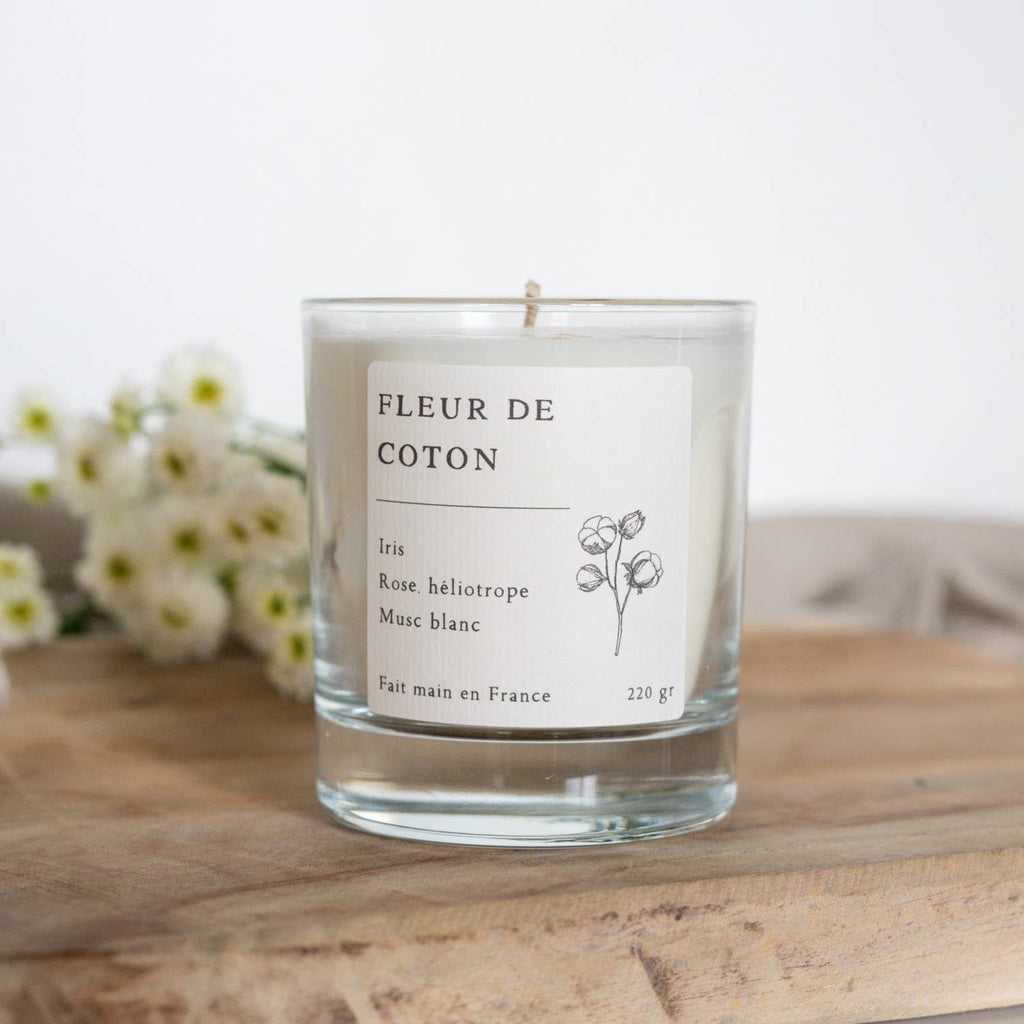 Fleur De Coton Bougie Parfumée Collection Essentielle