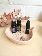 Plateau bol en forme de chat: Vert/blanc