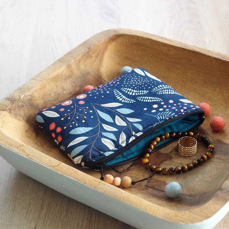 Coupon 50 cm motif Mimosa Marine