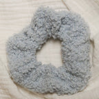 Lot de 2 chouchou sherpa: Kaki & Ecru