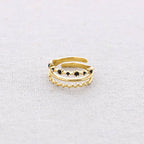 Bague Acier Plusieurs Bandes Perles: Combiné 1