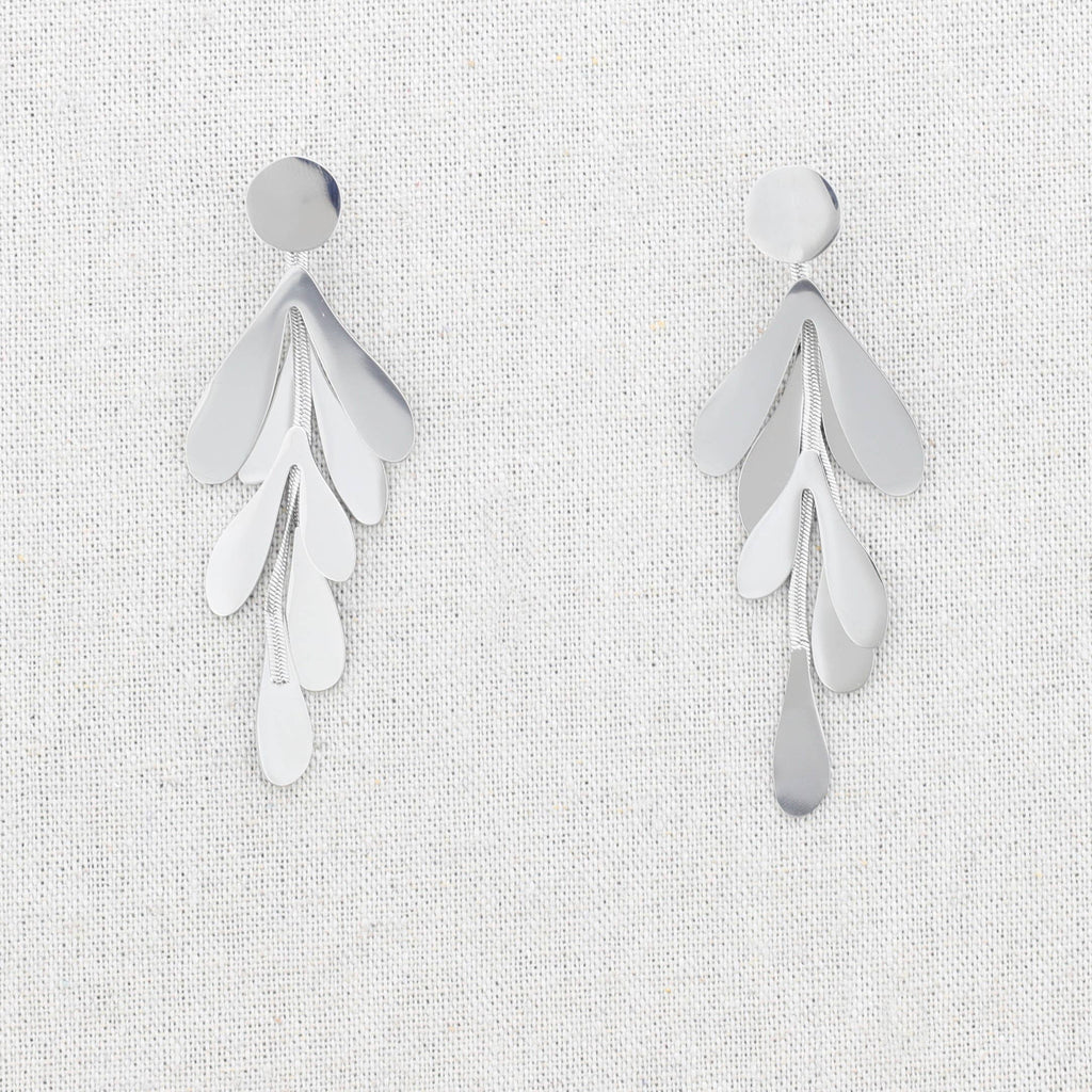 Boucles d'oreilles en acier avec pendentif Rama: Or