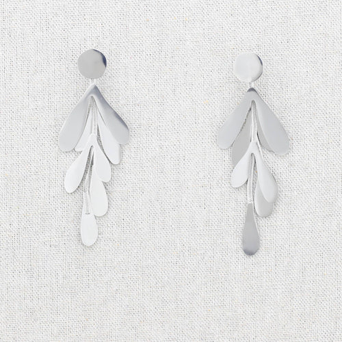 Boucles d'oreilles en acier avec pendentif Rama: Or