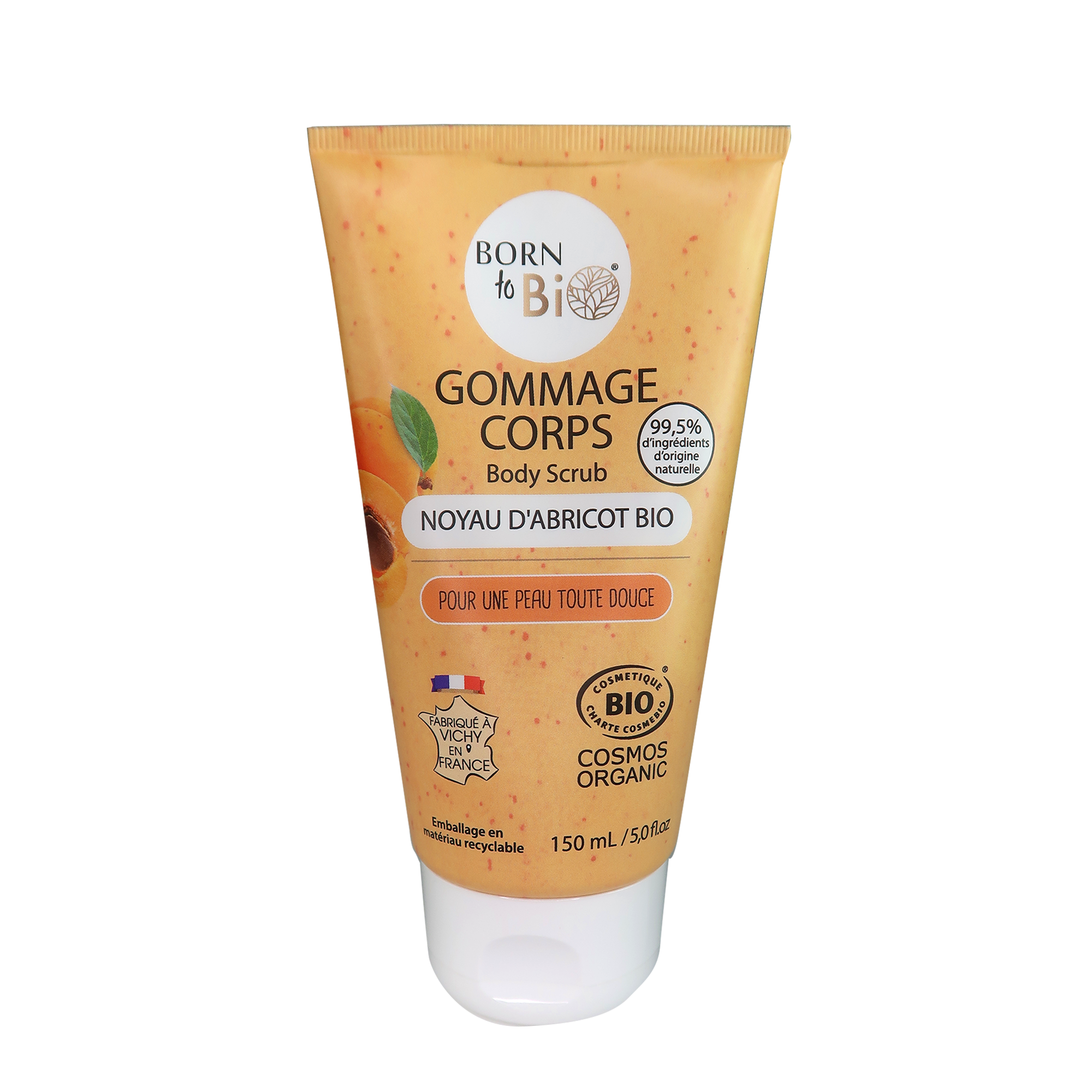 Gommage corps Noyau d'Abricot Bio Cosmos Organic  150mL