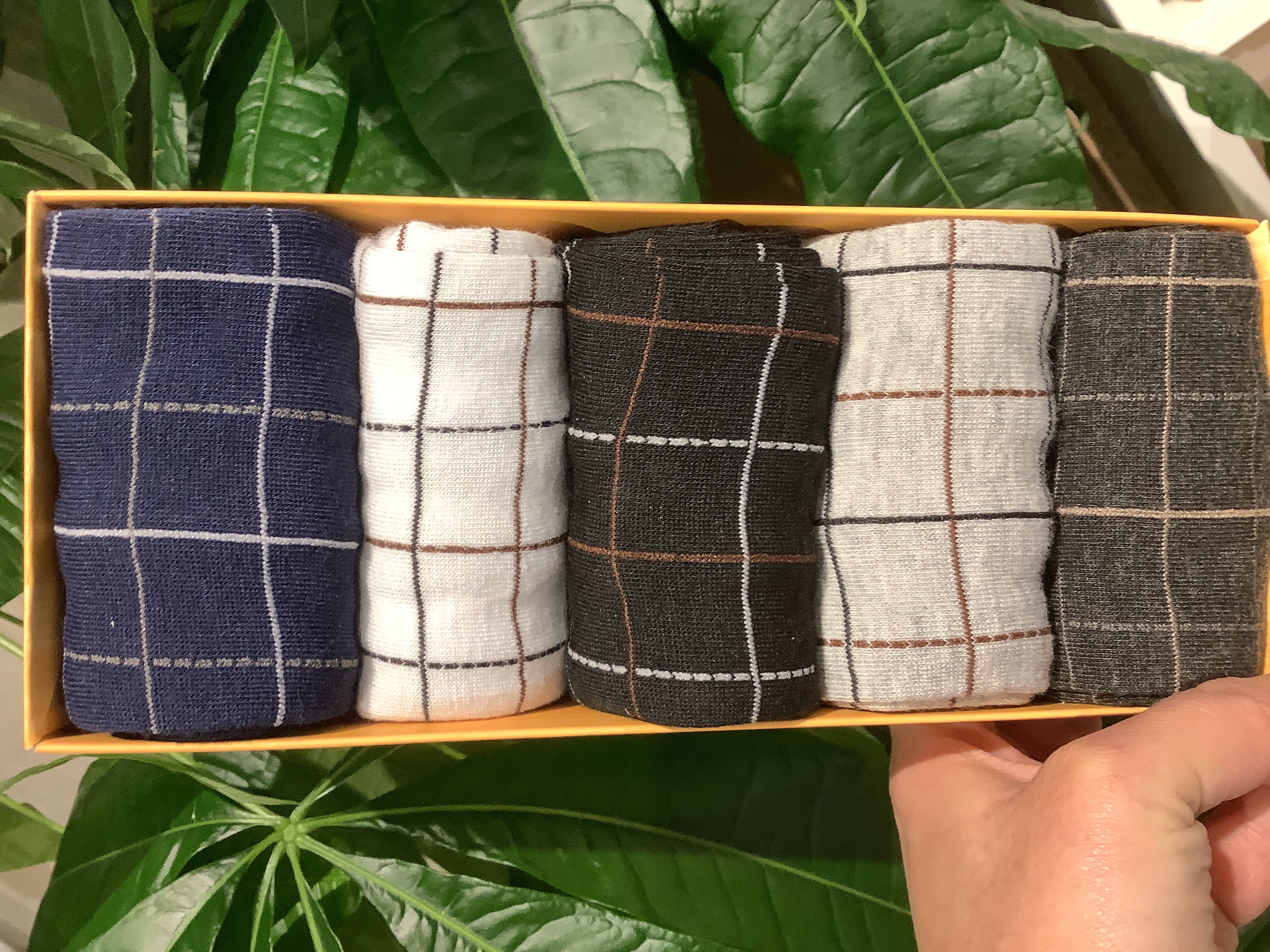 Set 5 paires chaussettes assorties modèle E