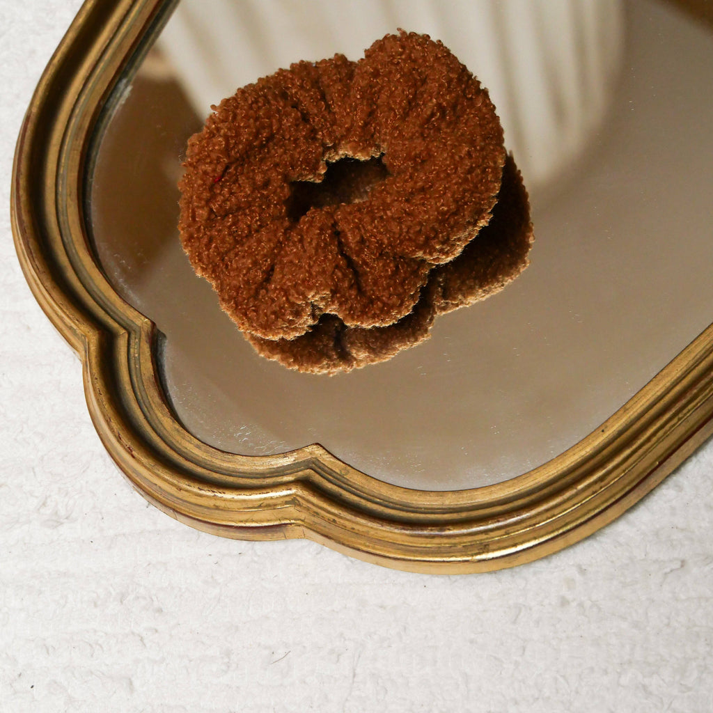 Lot de 2 chouchou sherpa: Kaki & Ecru