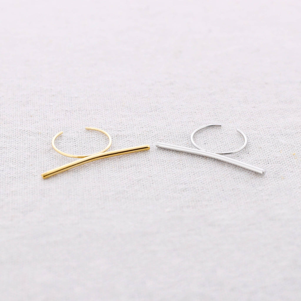 Bague Acier Bâton: Or