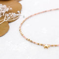 Collier Étoile De Mer Acier: Rose