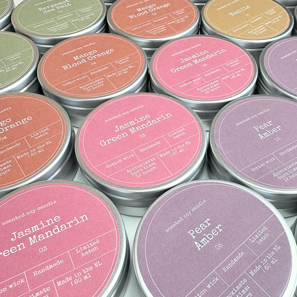 BOUGIE PARFUMÉE EN CIRE DE SOJA | VANILLE: Moyenne