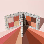 Palette fards à paupière 4 teintes Bio: Nude brun