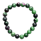 Bracelet en rubis zoïsite 8 mm