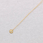 Collier Acier Pendentif Soleil Œil Turc: Bleu