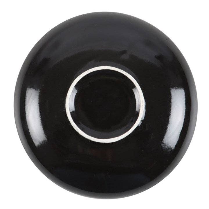 Plat à bijoux rond à imprimé forêt foncée