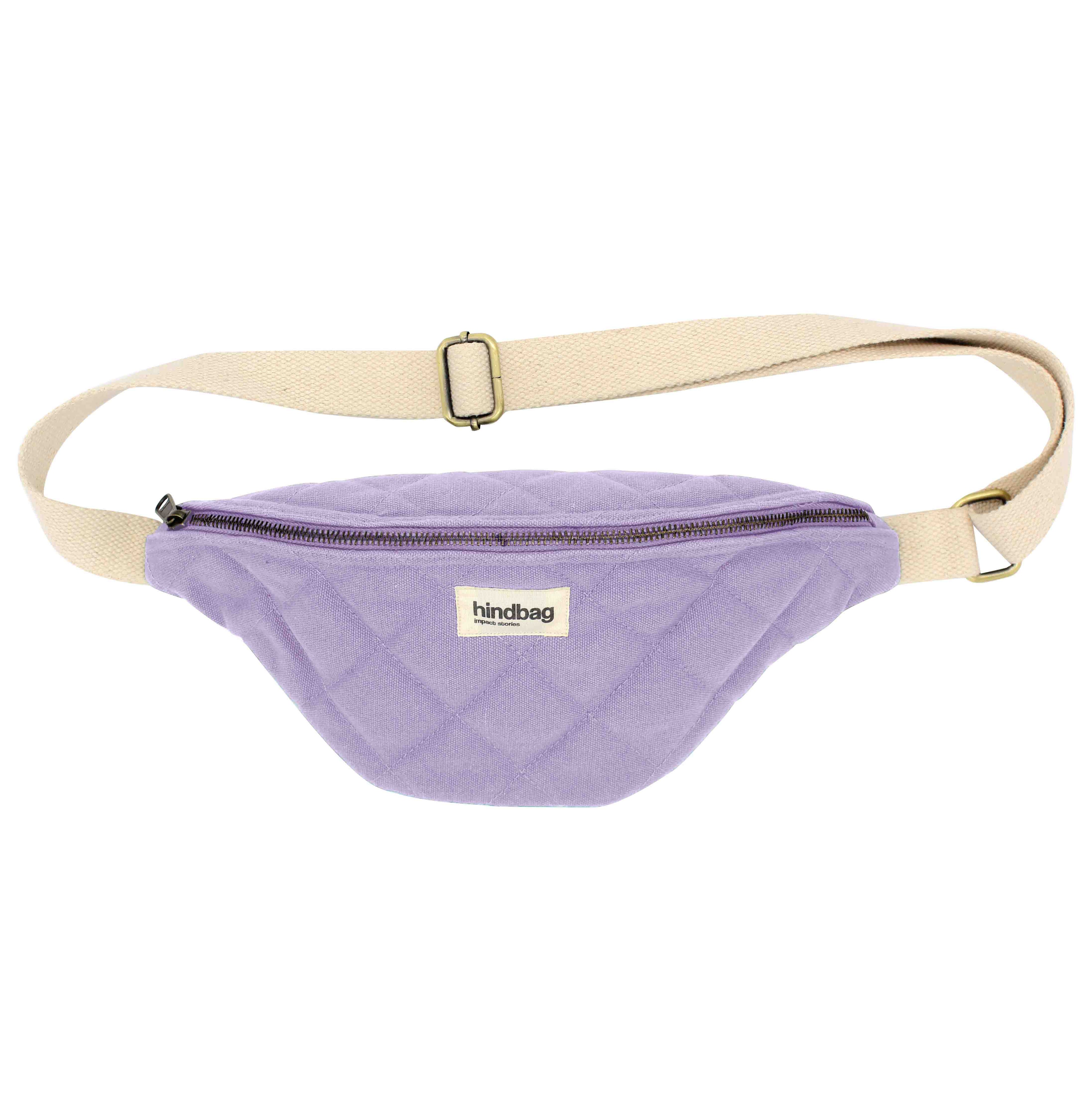 Sac banane matelassé Olivia - 9 coloris: Prune