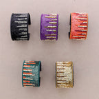 Bracelet à paillettes de pluie ajustable: Or