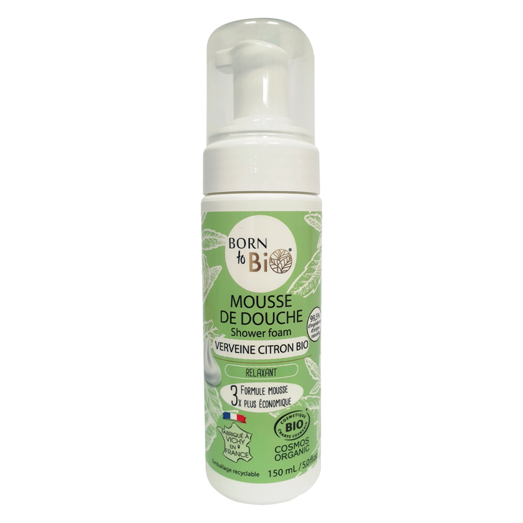 Mousse de douche Verveine Citron Bio Cosmos Organic - 150mL