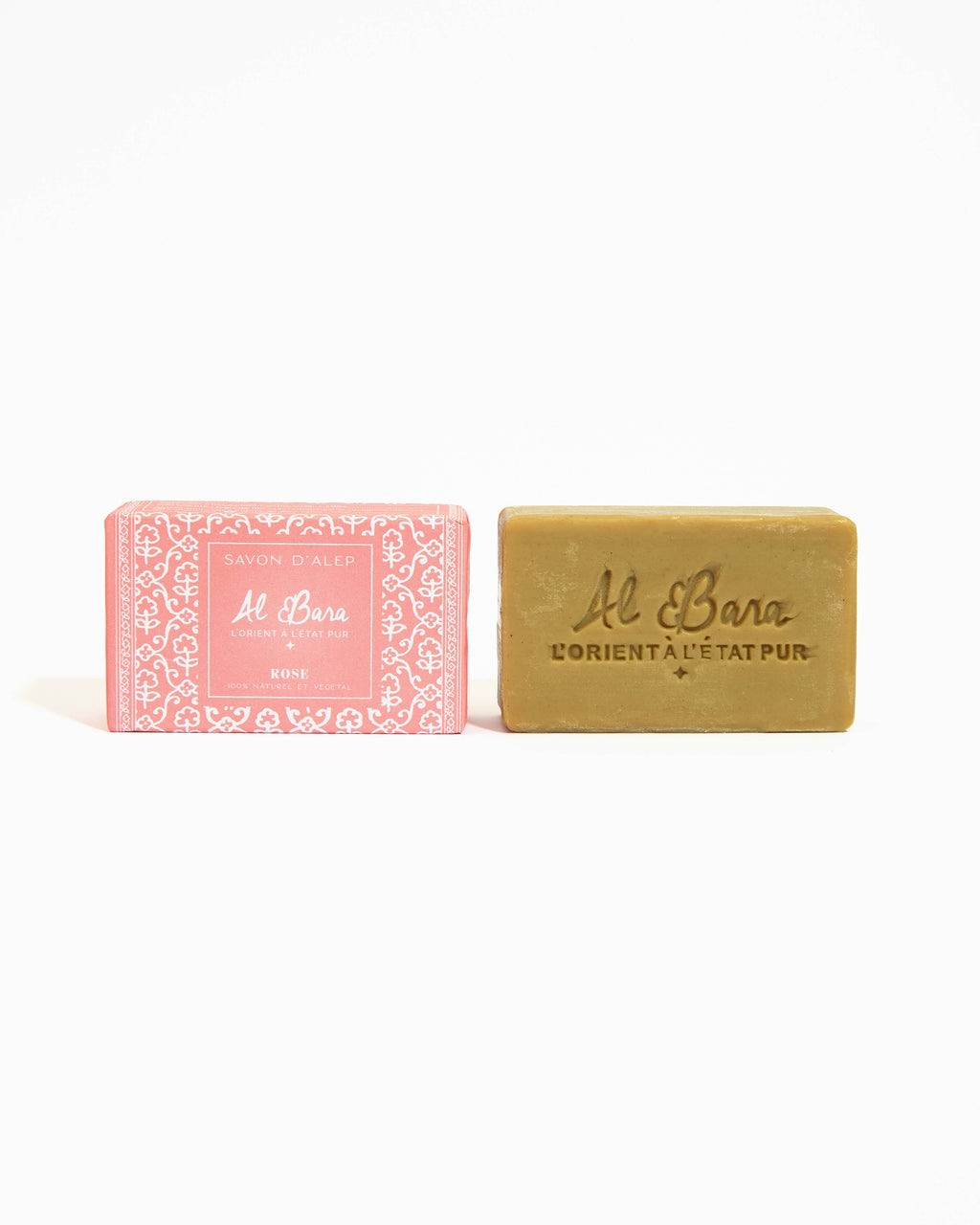 Savon d'Alep parfumé 100g rose