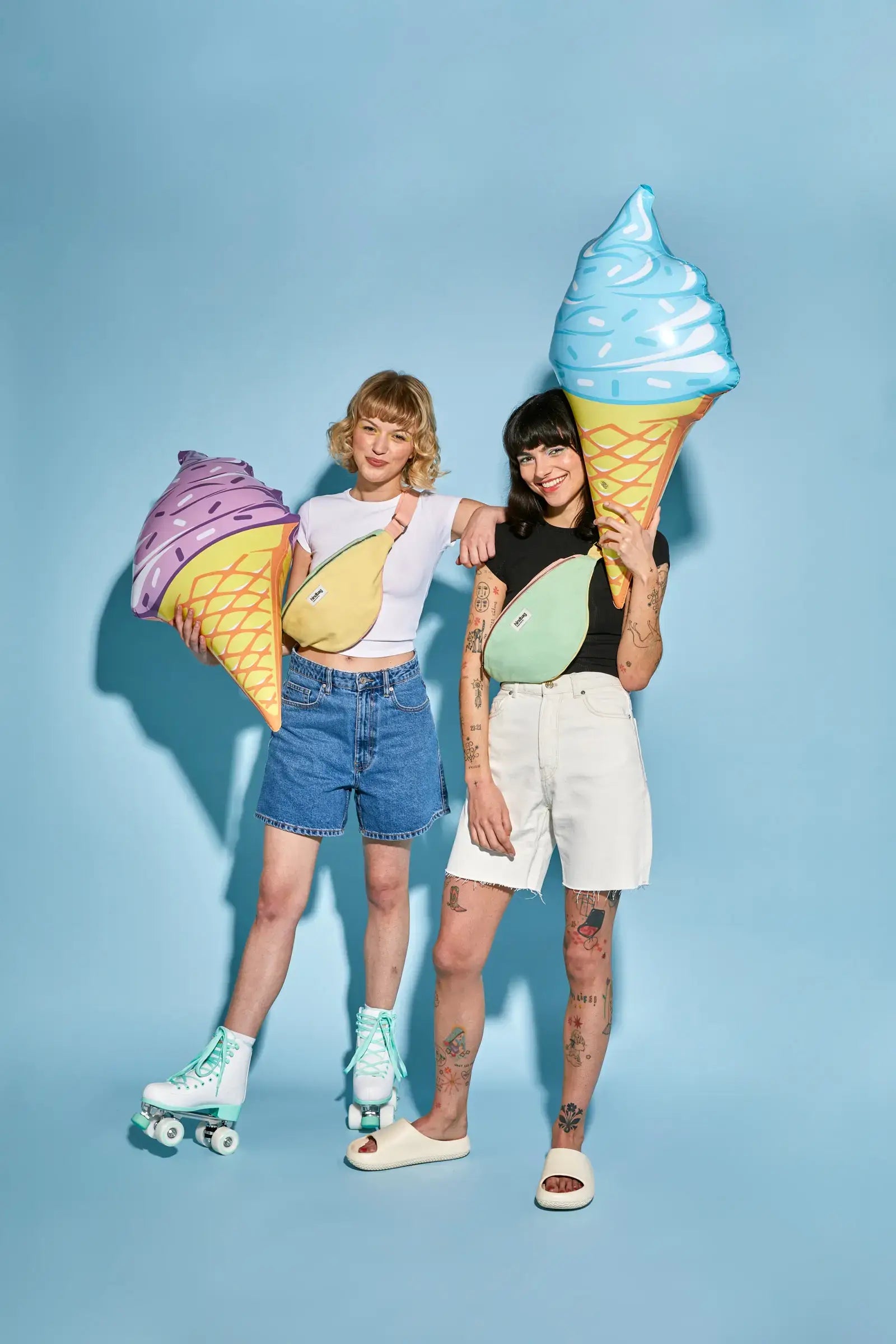 Sac banane Olivia: Pastel vert