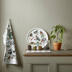 Torchon 100 % coton biologique Garden Birds - Fabriqué en Europe