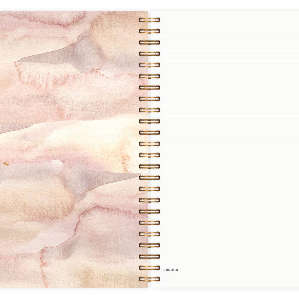 Bloc-notes A5 aquarelles: Uni (vide)