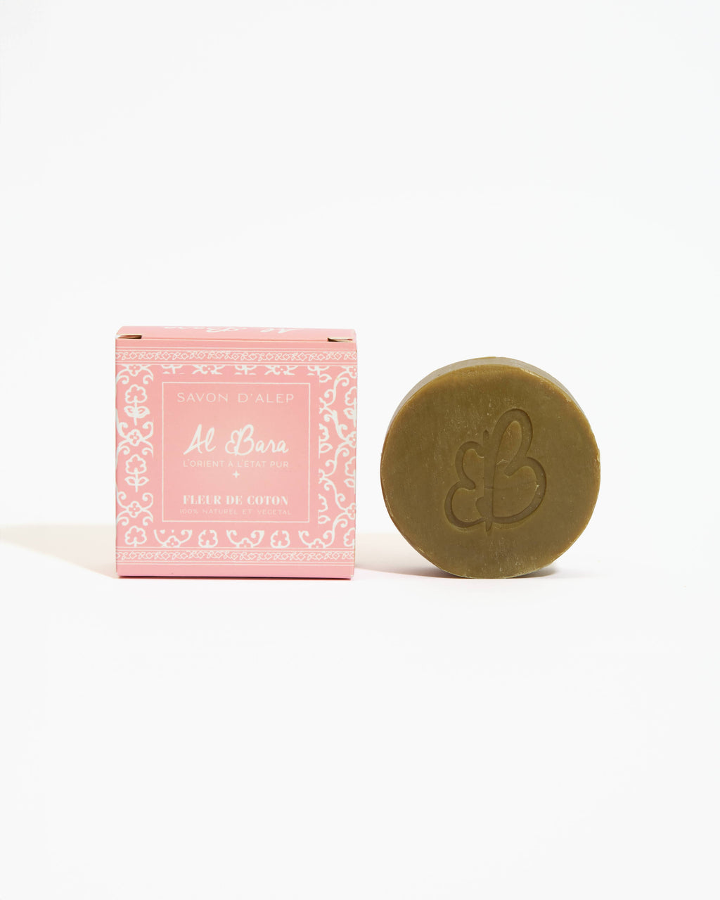 Savon d'Alep parfumé 50g fleur de coton 