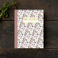 Motif floral rose - Carnet de notes - Fabriqué au Danemark