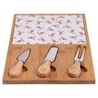 ENSEMBLE DE NOËL FIOCCHI PLANCHE À DÉCOUPER 21,5X30,5 ET 3 COUTEAUX