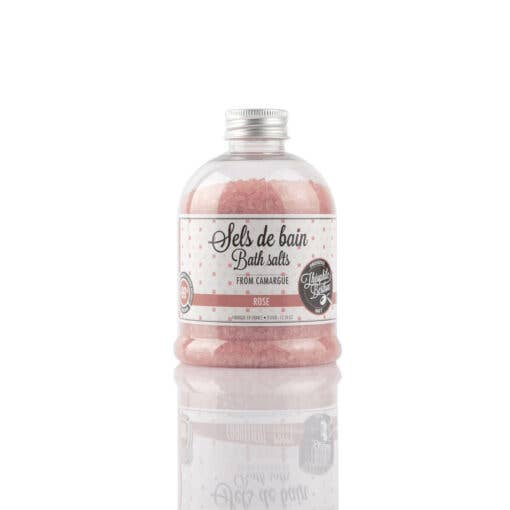 SELS DE BAIN DE CAMARGUE. PARFUM ROSE