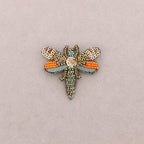 Broche à sequins en forme de libellule: Mûrier
