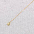 Collier Acier Pendentif Soleil Œil Turc: Bleu