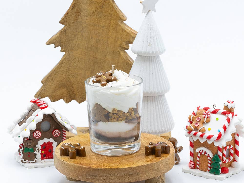 Bougie gourmande pain d'épices - Noël