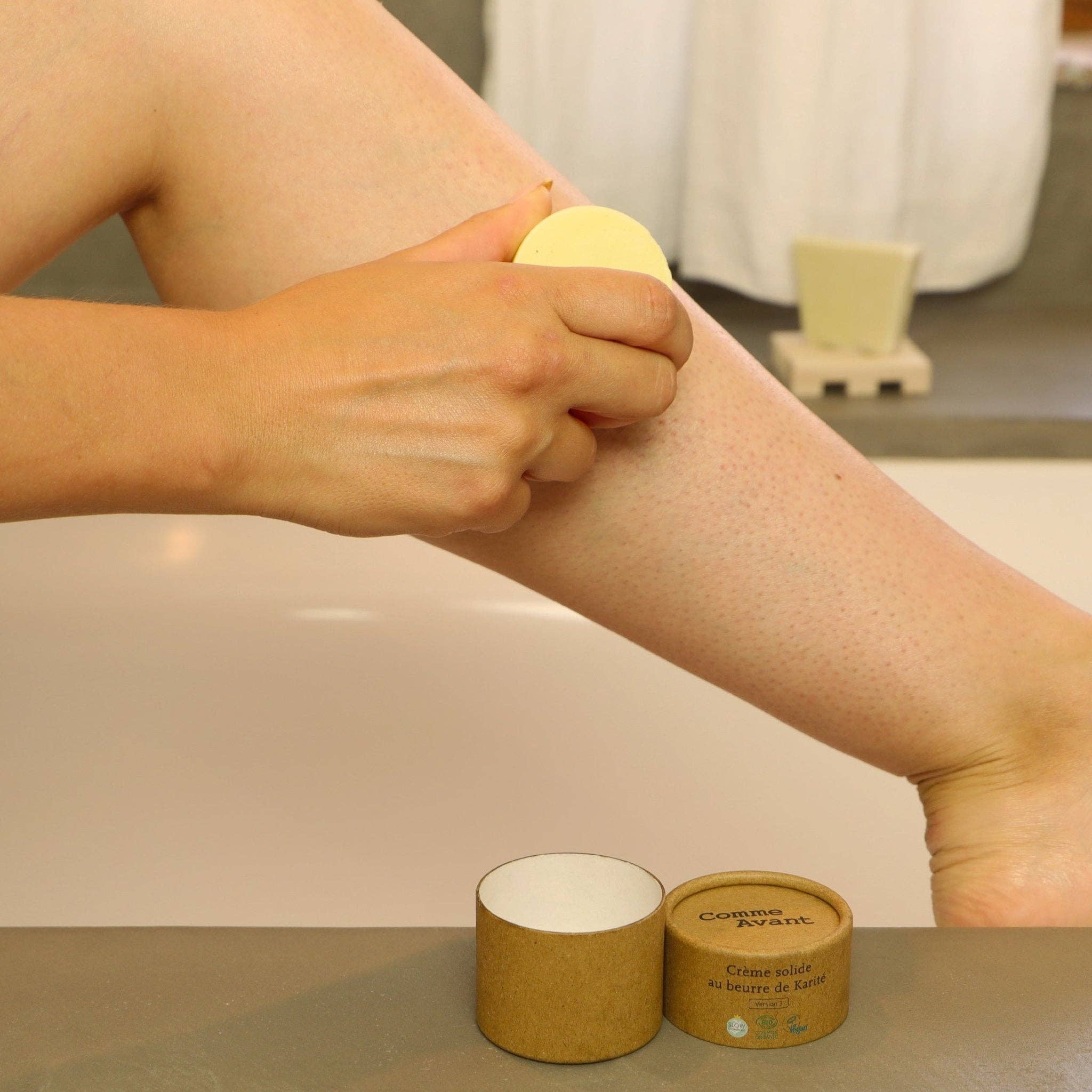 Crème solide au beurre de karité : 1 crème - 50g