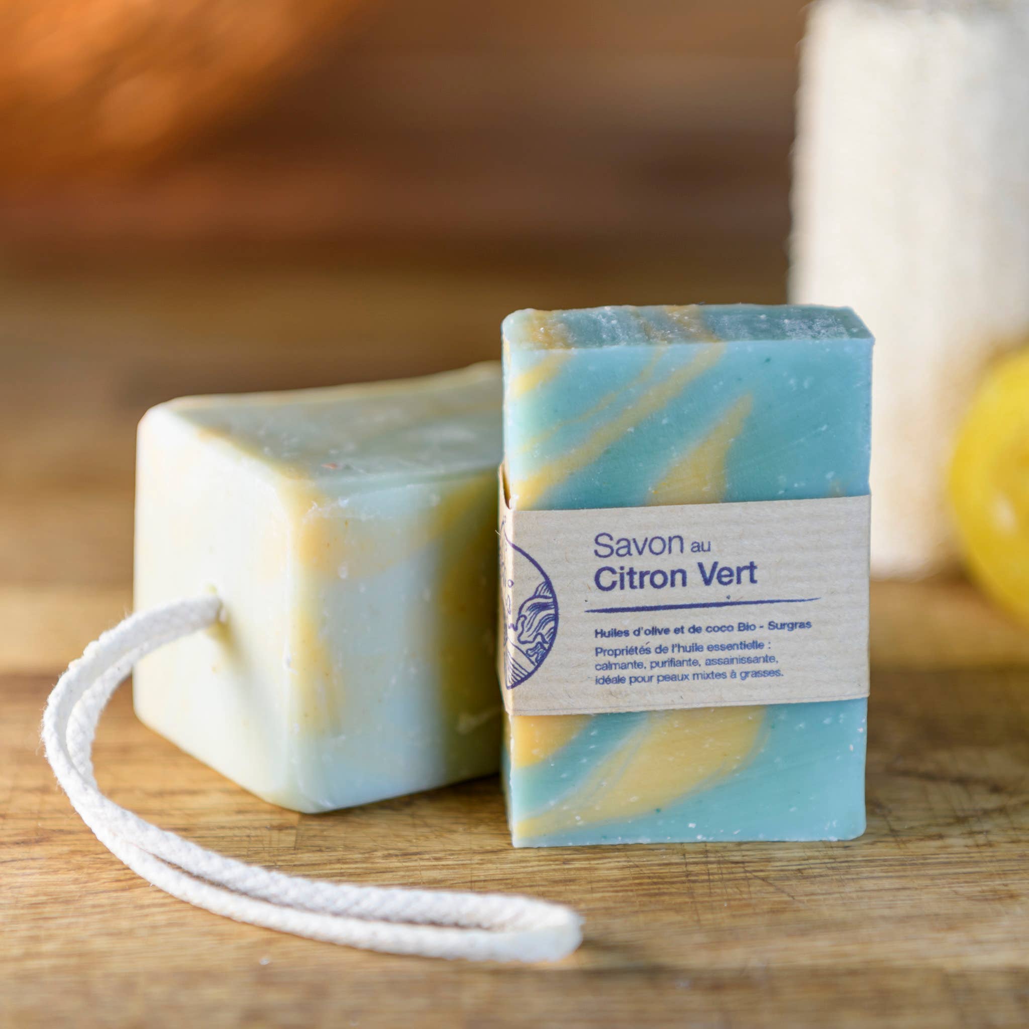 Savon Citron vert: 100g